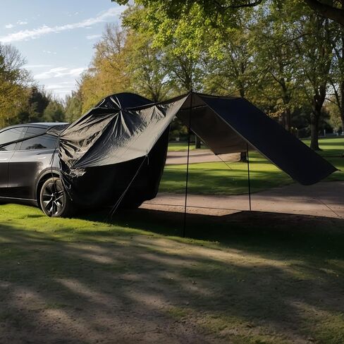 Car Camping Tailgate Mesh Screen for SUV, Mini Van, Great for Ventilation and Mosquito Prevention Car Camping Accessories in Saudi Arabia