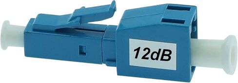 LC/UPC SM التخفيف F-M 12DB بلاستيك أزرق ، 1 حزمة in Kuwait