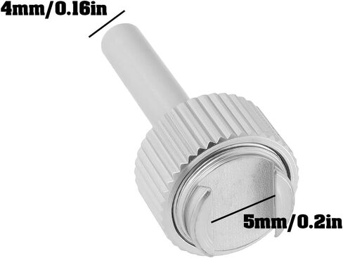 2pcs 4mm Diameter Dial Test Indicator Stems with Knurled Clamp Ring in Saudi Arabia