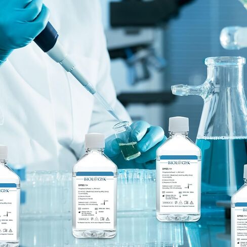DPBS Buffer ، 1x Dulbecco's Phosphered-Covered Saline بدون الكالسيوم والمغنيسيوم ، الرقم الهيدروجيني 7.4 ، التعقيم ، مرشح 0.1um ، 500 مل. in Saudi Arabia