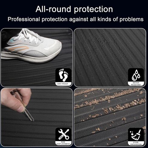 Floor Mats for New 2025-2026 Tesla Model Y Juniper, Set of 6 All Weather Thicken TPE Floor Mats Waterproof Anti-Slip Front & Rear Trunk Mats Liners, Custom Fit for Tesla Model Y Accessories in Saudi Arabia