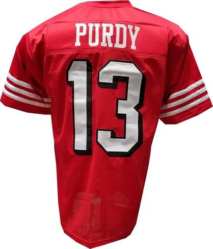 Custom Stitched Brock Purdy Youth Red Jersey Size Youth Medium in Saudi Arabia