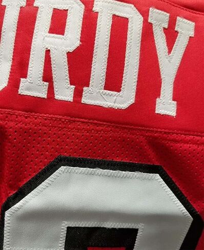 Custom Stitched Brock Purdy Youth Red Jersey Size Youth Medium in Saudi Arabia