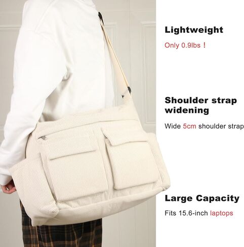 حقيبة كبيرة من حقيبة Messenger Bag Bag Bag للمدرسة in Kuwait