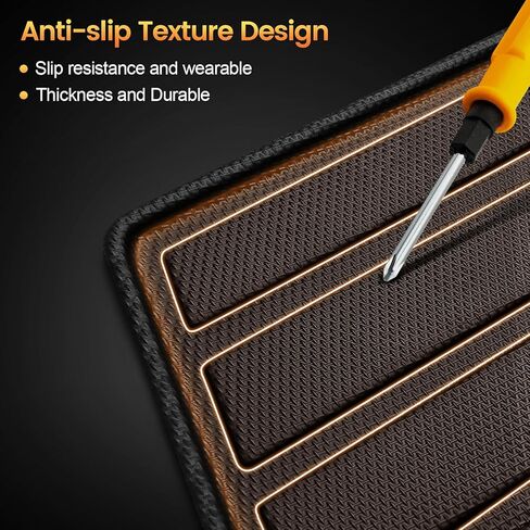 Sze Cargo Mat with Backrest Mats for 2025 Chevrolet Chevy Equinox/GMC Terrain Trunk Mat TPE Seats Back Mat All Weather Cargo Liner for Chevy Equinox Accessories (Cargo Mat+Backrest Mat) in Kuwait