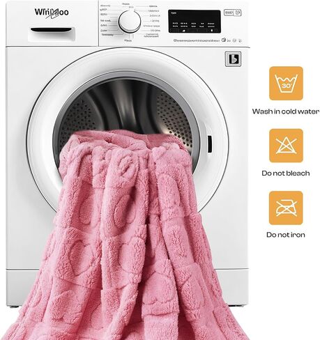 Luciphia Small Dog Blanket Washable Pet Bed Cover Soft Fluffy Puppy Blanket with Premium Fleece 300GSM Cozy Calming Cat Blankets for Indoor Cats Pink 30x20 inch in Saudi Arabia