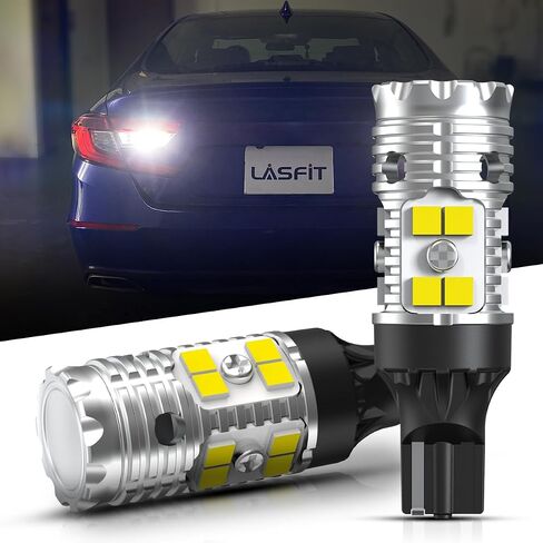 LASFIT 921 LED Reverse Backup Light Bulbs Fit for 2006-2025 Toyota RAV4, 6000K Cool White Super Bright OEM 912 W16W Replacement, 2 pcs in Saudi Arabia