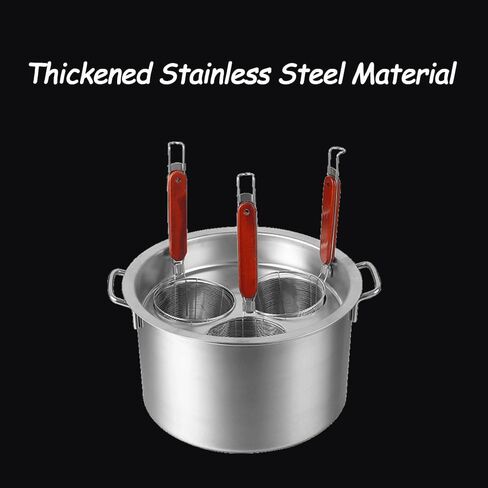 أدخل مجموعة ، وعاء المعكرونة الفولاذ المقاوم للصدأ مع سلة المعكرونة الشبكية للمعكرونة ، والمعكرونة ، والزلابية ، والخضروات in Kuwait