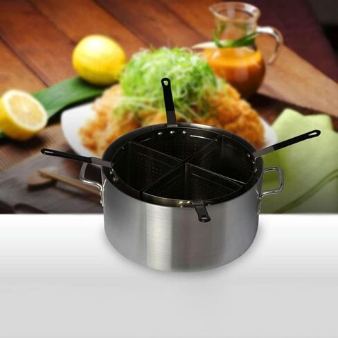 Pasta Pots Pasta Cooker Insert Set, 20 Quart Aluminum Pasta And Vegetable Cooker Dumpling Maker With 4 Stainless Steel Insert Filter Baskets, Commercial Grade in Saudi Arabia