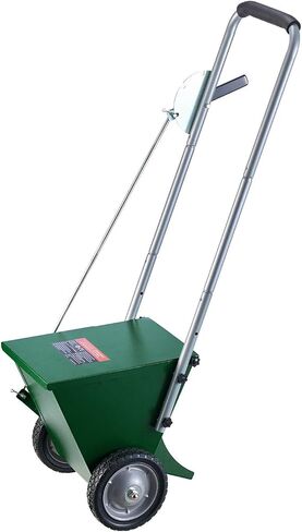 Happybuy Dry Line Marker, 2-Wheel, 2 or 4 in Lines, Adjustable Chalker, with Rubber Handle, 25 lbs Capacity, for Baseball & Softball Infield, Green in Saudi Arabia