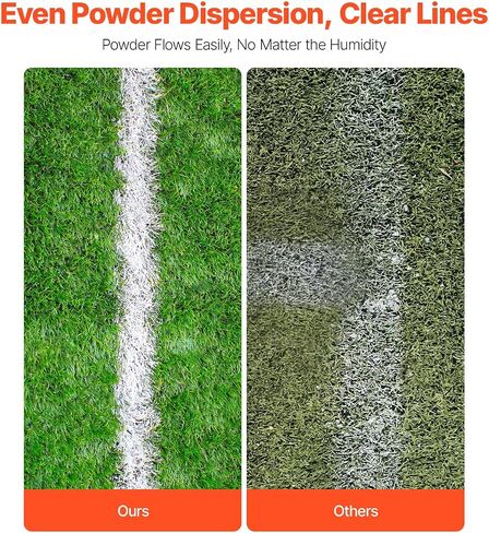 Happybuy Dry Line Marker, 2-Wheel, 2 or 4 in Lines, Adjustable Chalker, with Rubber Handle, 25 lbs Capacity, for Baseball & Softball Infield, Green in Saudi Arabia