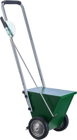 Happybuy Dry Line Marker, 2-Wheel, 2 or 4 in Lines, Adjustable Chalker, with Rubber Handle, 25 lbs Capacity, for Baseball & Softball Infield, Green in Saudi Arabia
