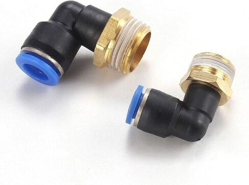 موصل الأنابيب ، موصلات خرطوم المرفقات ذات الأنابيب ، خراطيم أنبوب موصل المرفق أنبوب الخيط الذكري في التركيب (PL12 04) in Kuwait