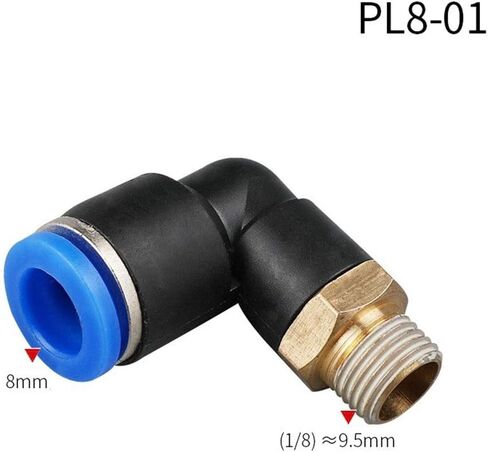 موصل الأنابيب ، موصلات خرطوم المرفقات ذات الأنابيب ، خراطيم أنبوب موصل المرفق أنبوب الخيط الذكري في التركيب (PL12 04) in Kuwait