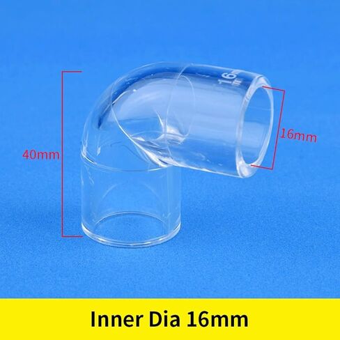 موصل الأنابيب ، تجهيزات أنبوب الأكريليك ، لموصل أنابيب مياه المائية ، إكسسوارات أسماك أسماك الري (DIA الداخلية 40 مم) in Kuwait