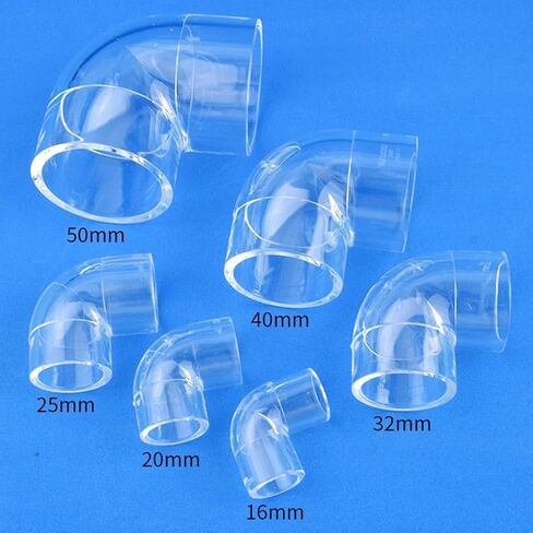 موصل الأنابيب ، تجهيزات أنبوب الأكريليك ، لموصل أنابيب مياه المائية ، إكسسوارات أسماك أسماك الري (DIA الداخلية 40 مم) in Kuwait