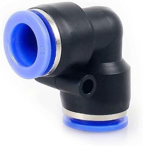 موصل الأنابيب ، موصلات أجزاء الهواء البلاستيكية في قفل موصل الماء قفل 2 الطريق (PV 6MM) in Kuwait