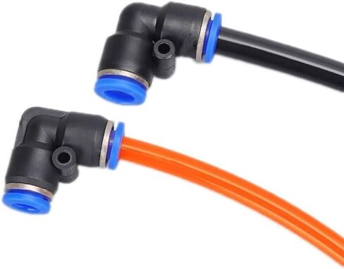 موصل الأنابيب ، موصلات أجزاء الهواء البلاستيكية في قفل موصل الماء قفل 2 الطريق (PV 6MM) in Kuwait