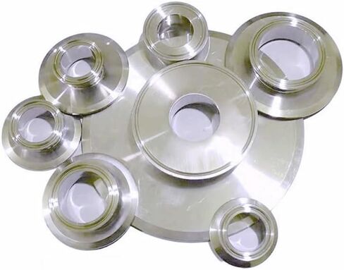 موصل الأنابيب ، مشبك ثلاثي تقليل 1.5 "- 2" طرح O.D 50.5mm-64mm مخفض 304 تركيب أنابيب الفولاذ المقاوم للصدأ in Kuwait