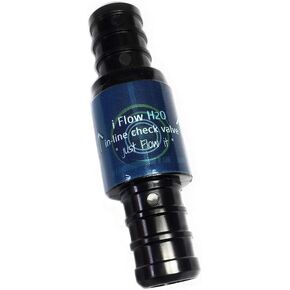 تحقق من صمام 1/2 "بوصة بك-بكس بلاستيك Barb X Barb ،" PTFE "توقف الكرة مع" Viton O Ring "لوقف السوائل الإيجابية. in Kuwait