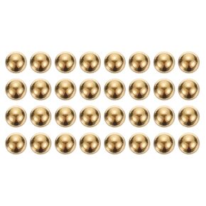 #US 40pcs Precision Solid Brass Bearing Balls 3/8" Industrial Brass Ball Spheres in Kuwait