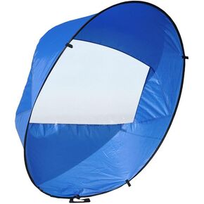 Kayak Wind Sail, Downwind Wind Sail, 42inch Nylon Foldable Board Wind Sail with Transparent Window, Wind Paddle Sail for Kayaks, Canoes, Inflatable Boats and Paddle in Kuwait