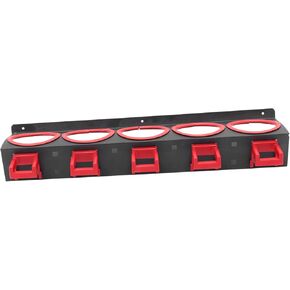 Wall Mount Spray Bottle Rack for Car Beauty Shop Holds Multiple Bottles Iron Construction in Kuwait