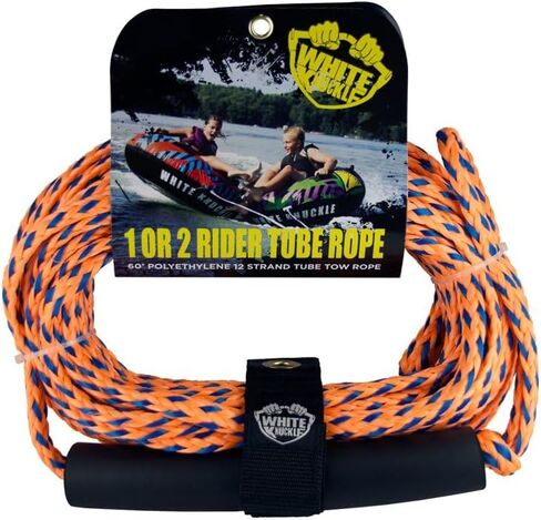 White Knuckle 1 or 2 Rider Tube Rope, 60ft, 12 Strands, 2375lb Breaking Capacity in Saudi Arabia