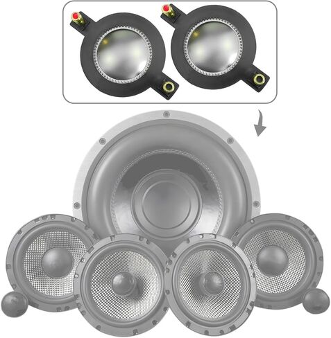 Diaphragm Fit for Timpano Tempesta TPT-RPDH2000 TPT-DH2000 Horn Driver 2PC in Saudi Arabia