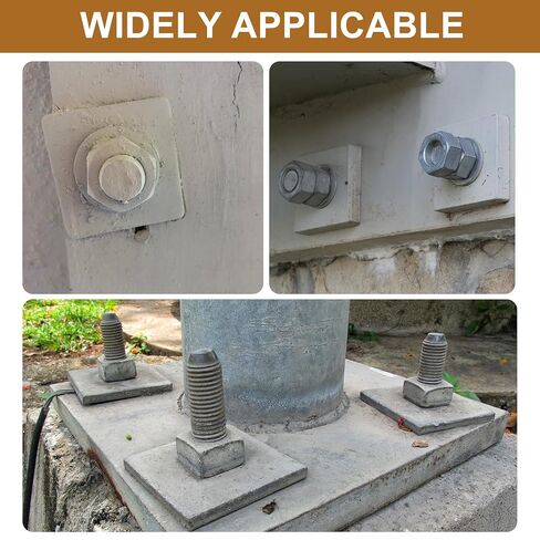 Patikil 10pcs غسالات مربعة مشطوفة ، M8x18mm غسالات مربعة محفزة تحمل صفيحة سترات فاصل مسطح من الصلب الكربوني للبراغي 8 ملم إسفين تسوية تسوية الجوز ، والفضة in Kuwait