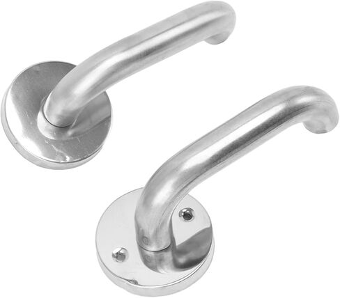 Stainless Steel Fire Door Handle, Fireway Emergency Exit Door Handle for Corridor Access, Made of Stainless Steel and Copper Material in Saudi Arabia