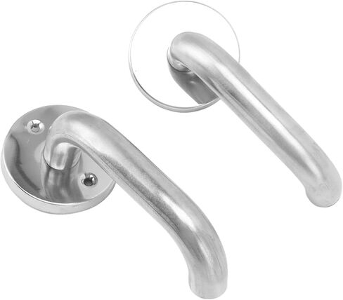 Stainless Steel Fire Door Handle, Fireway Emergency Exit Door Handle for Corridor Access, Made of Stainless Steel and Copper Material in Saudi Arabia