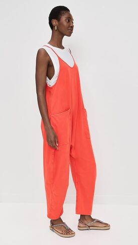Free People Women's Hot Shot Onesie, Blue Indigo in Saudi Arabia