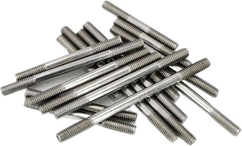 1pc 304 A2 قضيب ملولب من الفولاذ المقاوم للصدأ - M10 M12 M16 مسامير مسمار مقطوعة الرأس للاستخدام الصناعي (M10 60 مم) in Kuwait