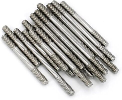 1pc 304 A2 قضيب ملولب من الفولاذ المقاوم للصدأ - M10 M12 M16 مسامير مسمار مقطوعة الرأس للاستخدام الصناعي (M10 60 مم) in Kuwait