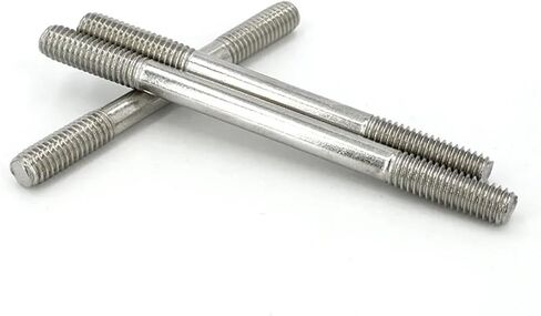 1pc 304 A2 قضيب ملولب من الفولاذ المقاوم للصدأ - M10 M12 M16 مسامير مسمار مقطوعة الرأس للاستخدام الصناعي (M10 60 مم) in Kuwait