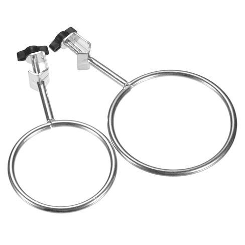 2-Pack Laboratory Retort Support Ring Clamp 50mm 75mm OD Stainless Steel Closed Extension Ring Flask Clamp Burette Stand for Chemistry/Physics Lab Equipment Support Retort Ring in Kuwait