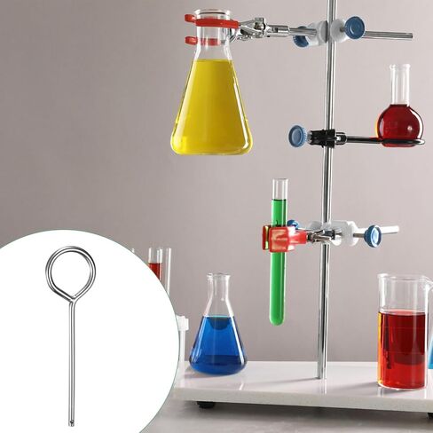 Laboratory Retort Support Ring Clamp 60mm OD Stainless Steel Closed Extension Ring Flask Clamp Burette Stand for Chemistry/Physics Lab Equipment Support Retort Ring in Saudi Arabia