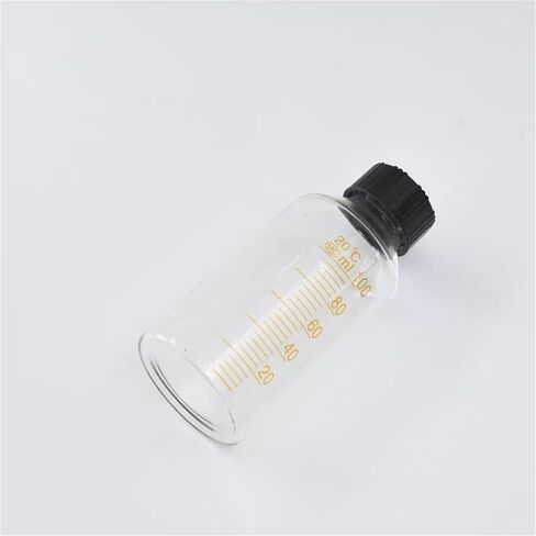 5ml to 1000ml Lab Graduated Round Borosilicate Glass Reagent Bottle Serum Bottle Graduation Sample Bottles(5ml 10pcs) in Kuwait
