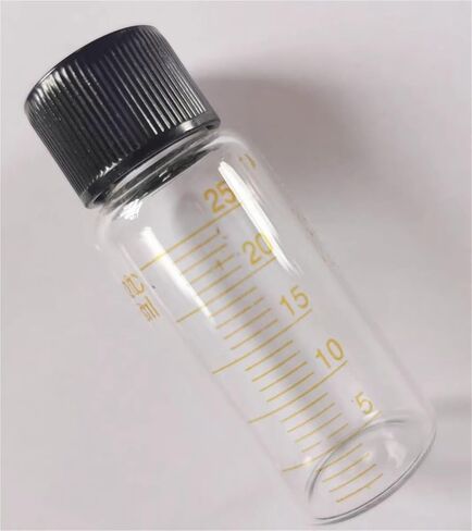 5ml to 1000ml Lab Graduated Round Borosilicate Glass Reagent Bottle Serum Bottle Graduation Sample Bottles(5ml 10pcs) in Kuwait