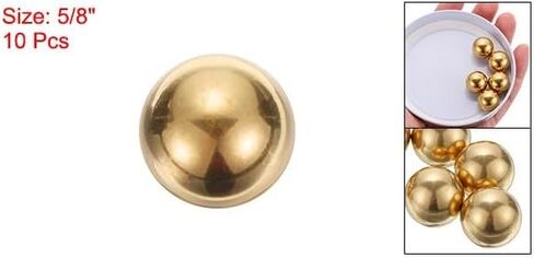 #us 10pcs الدقة النحاس الصلبة كرات تحمل 5/8 "المجالات الكرة النحاسية الصناعية in Saudi Arabia