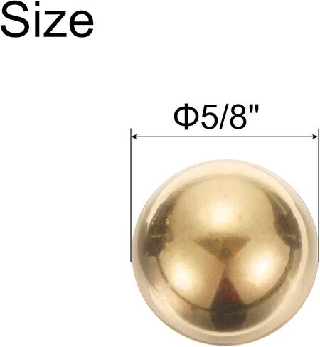 #us 10pcs الدقة النحاس الصلبة كرات تحمل 5/8 "المجالات الكرة النحاسية الصناعية in Saudi Arabia
