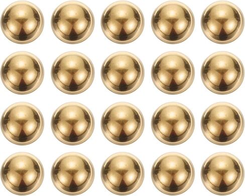 #US 20pack Precision Solid Brass Bearing Balls 8mm Industrial Brass Ball Spheres in Saudi Arabia