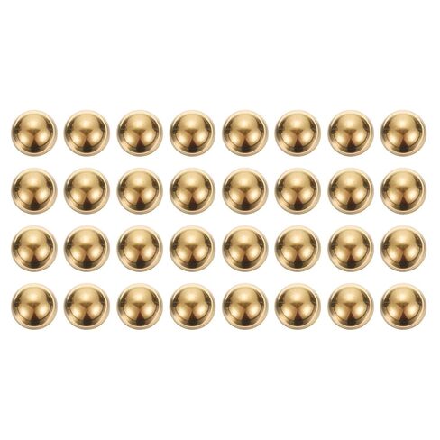 #US 40pcs Precision Solid Brass Bearing Balls 3/8" Industrial Brass Ball Spheres in Kuwait