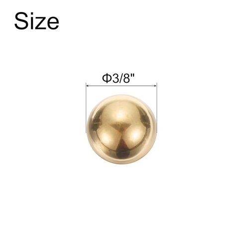 #US 40pcs Precision Solid Brass Bearing Balls 3/8" Industrial Brass Ball Spheres in Kuwait