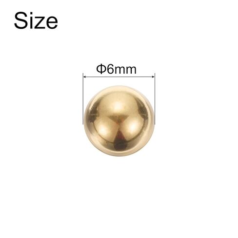 #Uus 100pcs الدقة النحاس الصلب كرات تحمل 6 مم كرات الكرة النحاسية الصناعية in Kuwait
