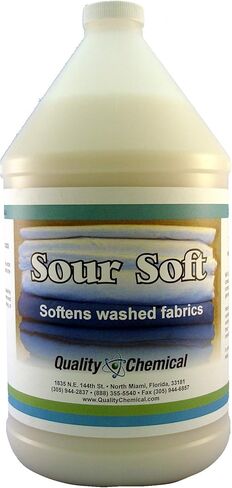 Sour Soft - Commercial Laundry Sour and Softener in One - Dual Action Product-1 Gallon (128 oz.) in Saudi Arabia