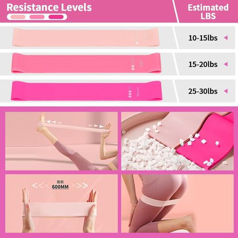 مجموعة Pilates Ring and Ball ، 6 Pcs Home Pilates Kit مع 13 "Circle Circle Yoga Ring 3 Bands 9.8" Pilates Ball Ball Call Grip Socks ، Pilates essential kit for Women Girl Home Protensions in Kuwait