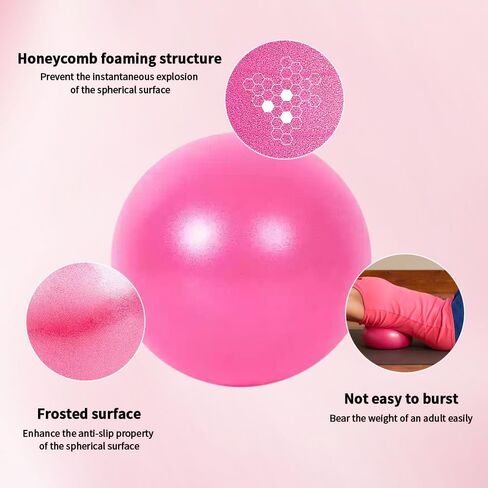 مجموعة Pilates Ring and Ball ، 6 Pcs Home Pilates Kit مع 13 "Circle Circle Yoga Ring 3 Bands 9.8" Pilates Ball Ball Call Grip Socks ، Pilates essential kit for Women Girl Home Protensions in Kuwait