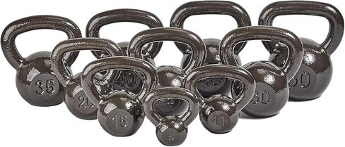 أوزان kettlebell من الحديد الزهر لصالة الألعاب الرياضية المنزلية ، تدريب على القوة الثقيلة ، معدات التمرين لـ HIIT ، اللياقة الوظيفية in Saudi Arabia